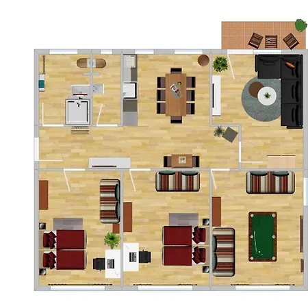 Homely-apartment Manhattanart, Zentral, Parkplatz, Billard,ps4, Dart, Balkon
