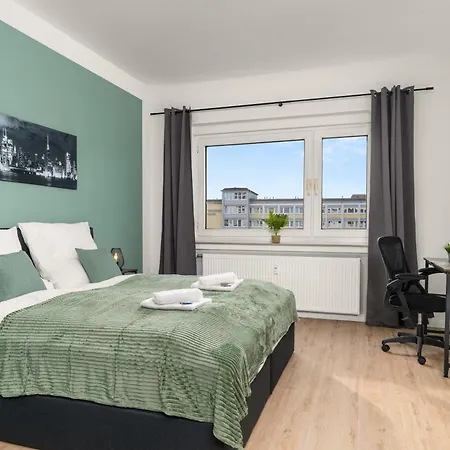 Homely-apartment Manhattanart, Zentral, Parkplatz, Billard,ps4, Dart, Balkon شقة بيليفيلد