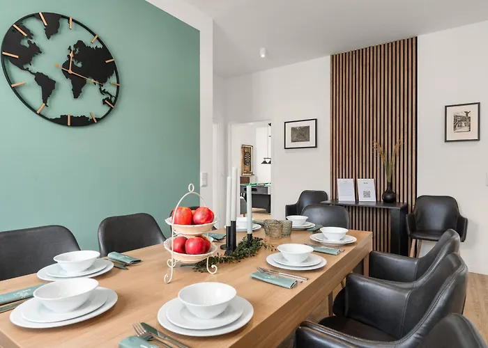 Homely-apartment Manhattanart, Zentral, Parkplatz, Billard,ps4, Dart, Balkon Apartment