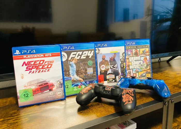 Homely-apartment Manhattanart, Zentral, Parkplatz, Billard,ps4, Dart, Balkon Apartment